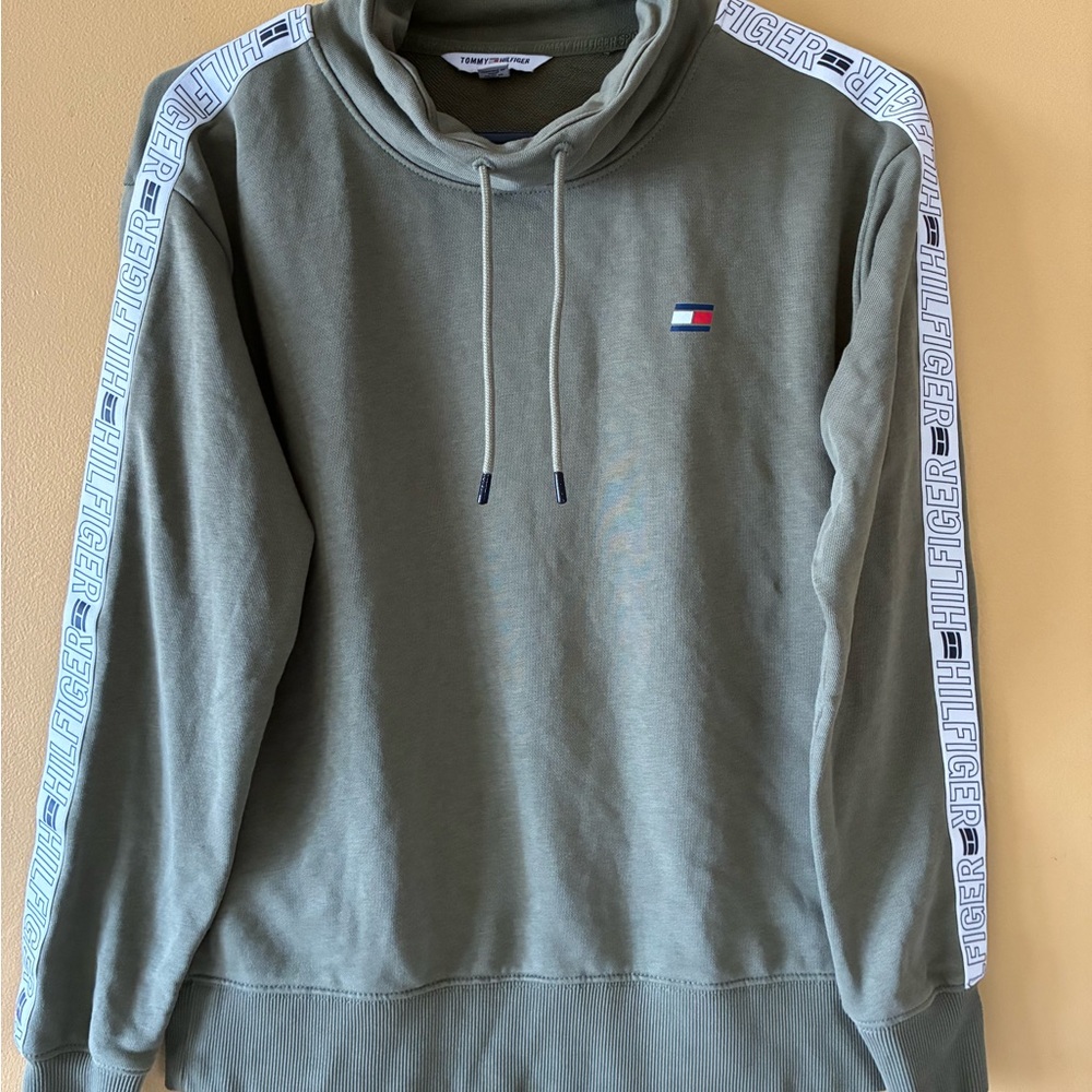 Tommy Hilfiger Olive Sweatshirt with Logo